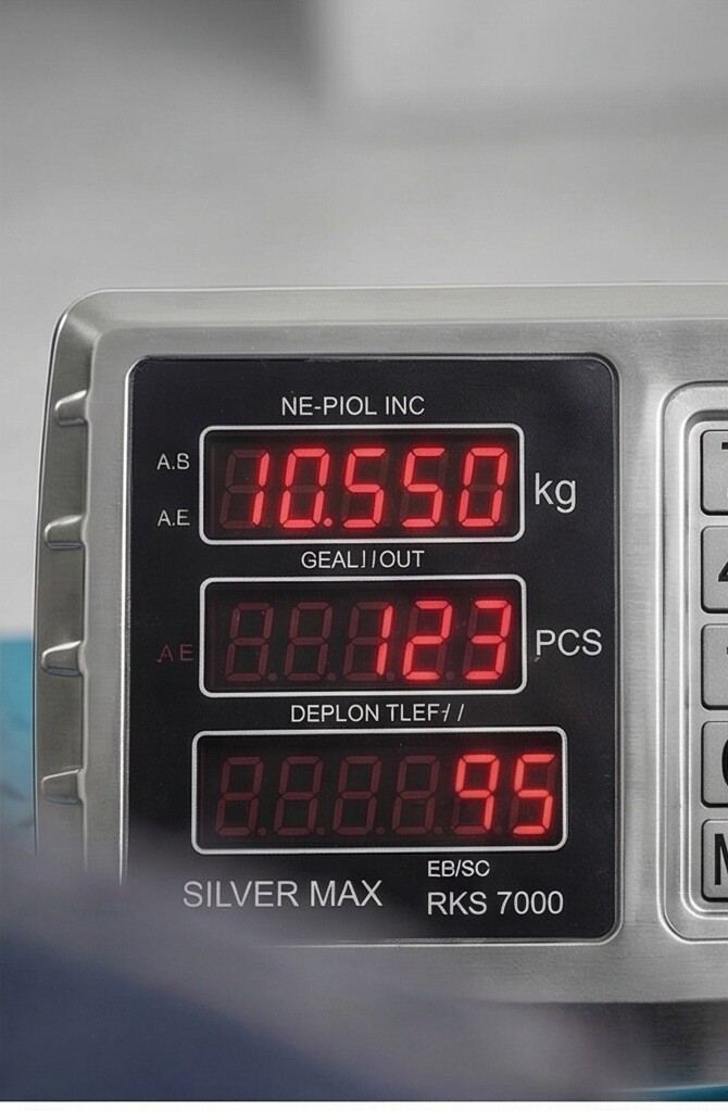 Báscula inalámbrica de 600 kg marca Silvermax