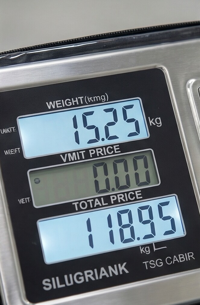 Báscula inalámbrica de 600 kg en acero inoxidable