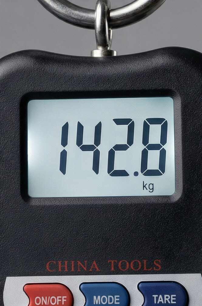 Dinamómetro económico de 200 kg.