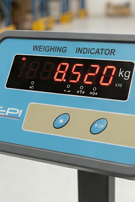 Indicador de peso de 2 teclas