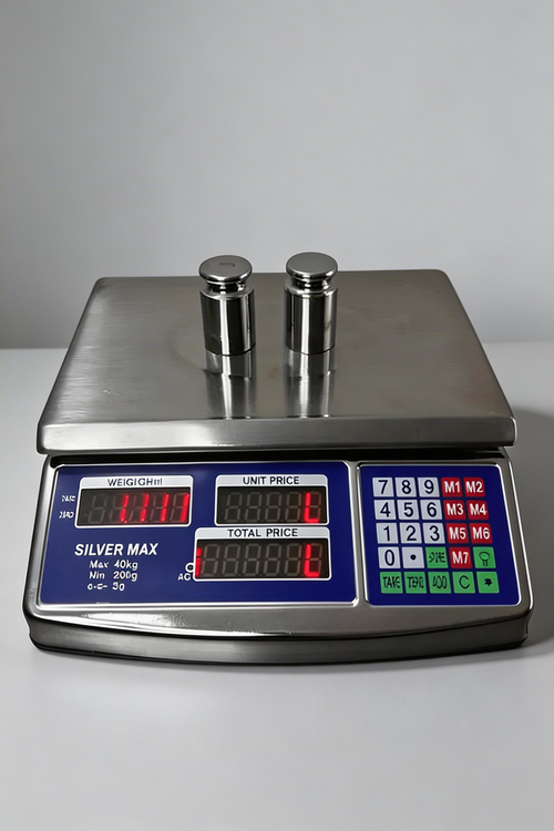 Balanza de 40 kg totalmente en acero inoxidable